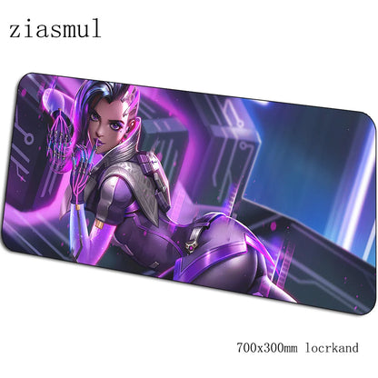 Overwatch mouse pad Cartoon Computer Mat 700x300x3mm gaming mousepad large Indie Pop mouse pad keyboard games PC gamer desk