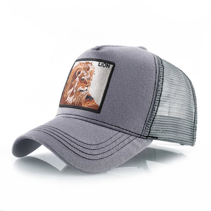 Hip Hop Baseball Cap With Lion Embroidery Patch Snapback Streetwear Trucker Caps Men Women Drake Baseball Hats Four Season Hat
