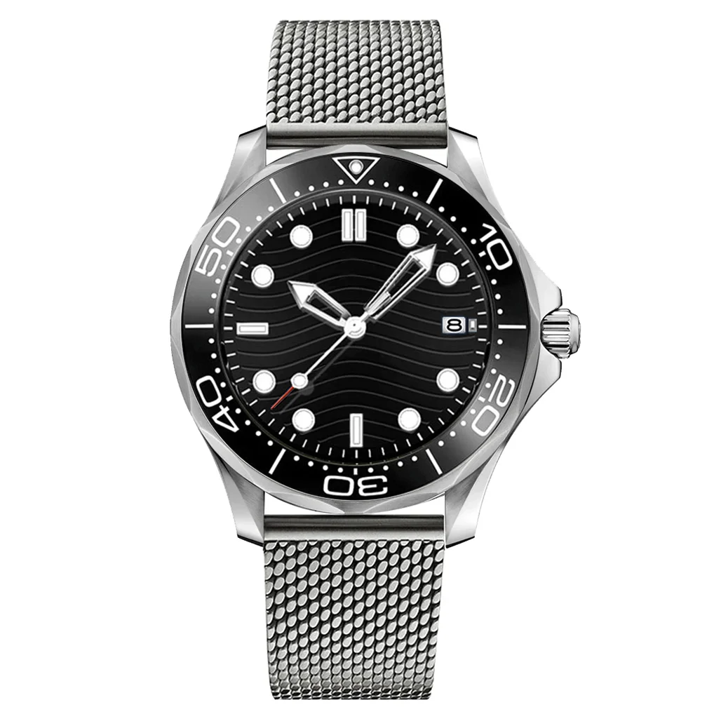 NEW Men's Watch Miyota 8215/ST1612 Mechanical Watch Ceramic bezel Black Dial - No Strap Included Suitable for 20MM Wide 2025