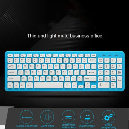 New Wireless 2.4G Keyboard with Numeric Keypad Silent Slim Gaming Keyboard with Mat for Windows Computer Desktop PC Notebook TV