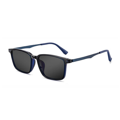 LOERHUNAR High Quality Square Frame TR90 Pure Titanium Myopia Sunglasses for Men Woman UV400 Sunshade Driving Fishing Sunglasses