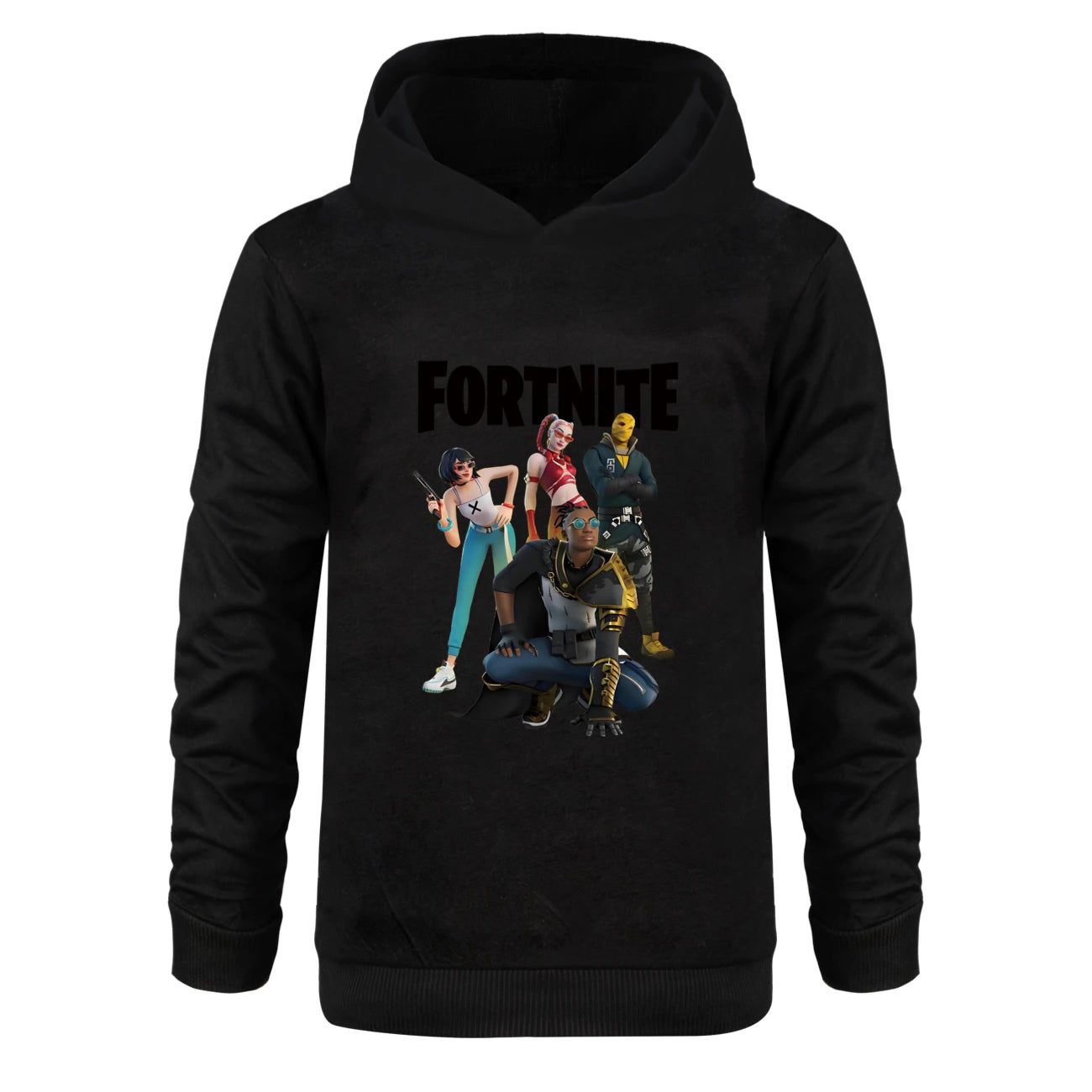 Hoodie Fortnite para Crianças Roupa de Princesa para Meninas Moda Bebé Rapazes Roupa Primavera Outono Sweatshirt Tops Infantis 4403
