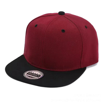 Custom Print Embroidery Logo Flat-brimmed baseball cap Unisex Outdoor Hat Hip Hop Dad Hat Gorras Hombre Street Snapback Hat