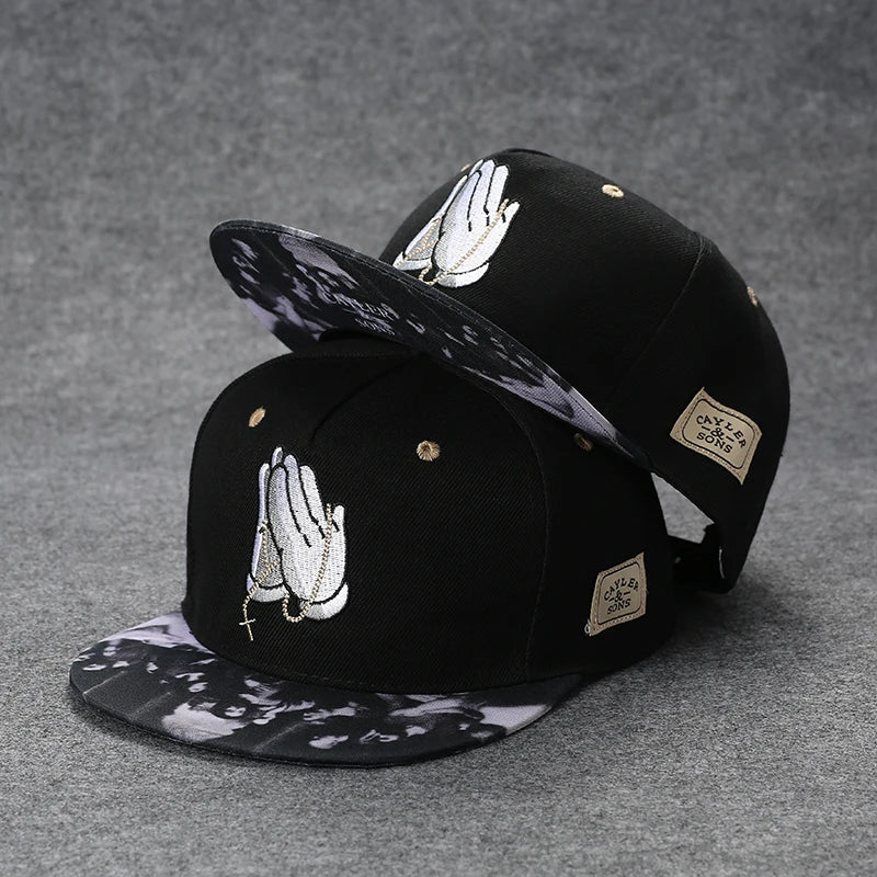 Baseballcap mit flachem Schirm, Buchstabenstickerei für Herren, vielseitig kombinierbar, Damen-Sommer-Hip-Hop-Hut, Outdoor-Sonnenschutz, verstellbare Schirmmütze