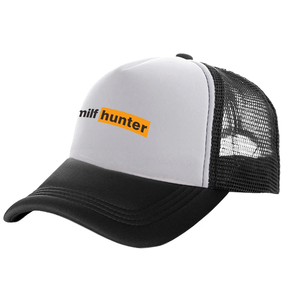 Καπέλα Trucker Milf Hunter Μοντέρνα Καπέλα Milf Hunter Καπέλα μπέιζμπολ Καλοκαιρινά καπέλα εξωτερικής χρήσης με πλέγμα για προστασία από τον ήλιο MZ-506