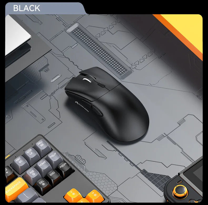 Attack Shark R1 Lekka bezprzewodowa mysz gamingowa Bluetooth 2.4G PAW3311 18000DPI ergonomiczna mysz z makrami