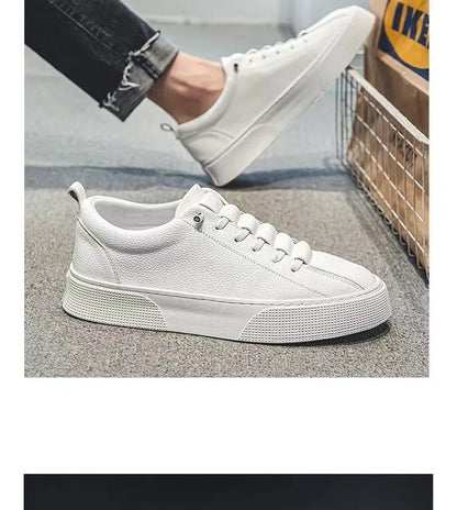 Pánske tenisky, voľnočasová obuv, pánske balerínky, Zapatillas Hombre, ľahká obuv z PU kože, priedušná obuv, pánska biela športová obuv, tenisky