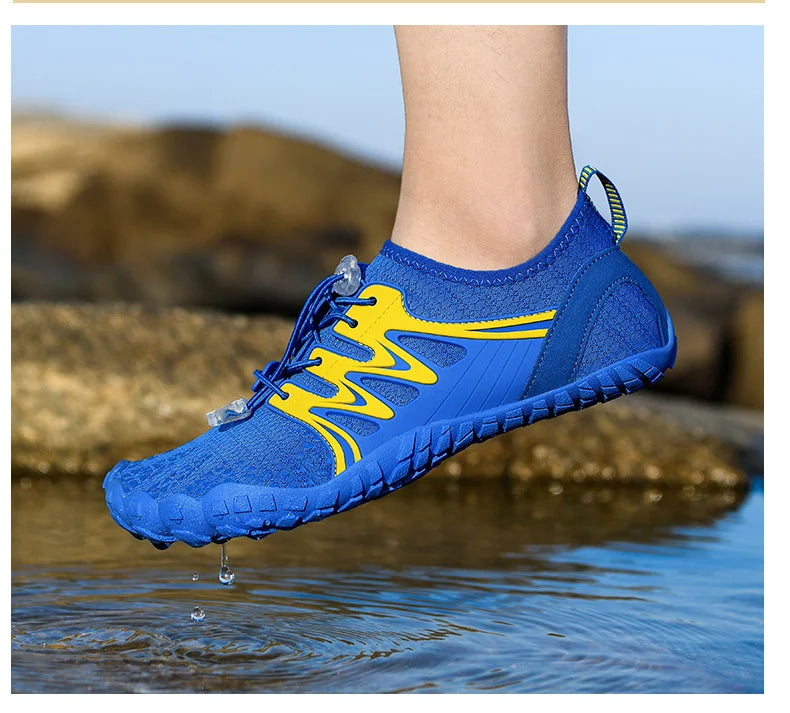 Unisex Wading Shoes Quick-Dry Aqua Shoes Drainage Water Shoes Beach Sports Swim Sandals Yoga Barefoot Diving Surfing Sneakers