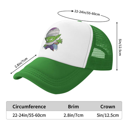 Dragon Ball Z Vegeta Mesh Baseball Caps Men Women Popular Trucker Hat  Hat Adjustable Polyester Trucker Cap Summer Trucker Hats