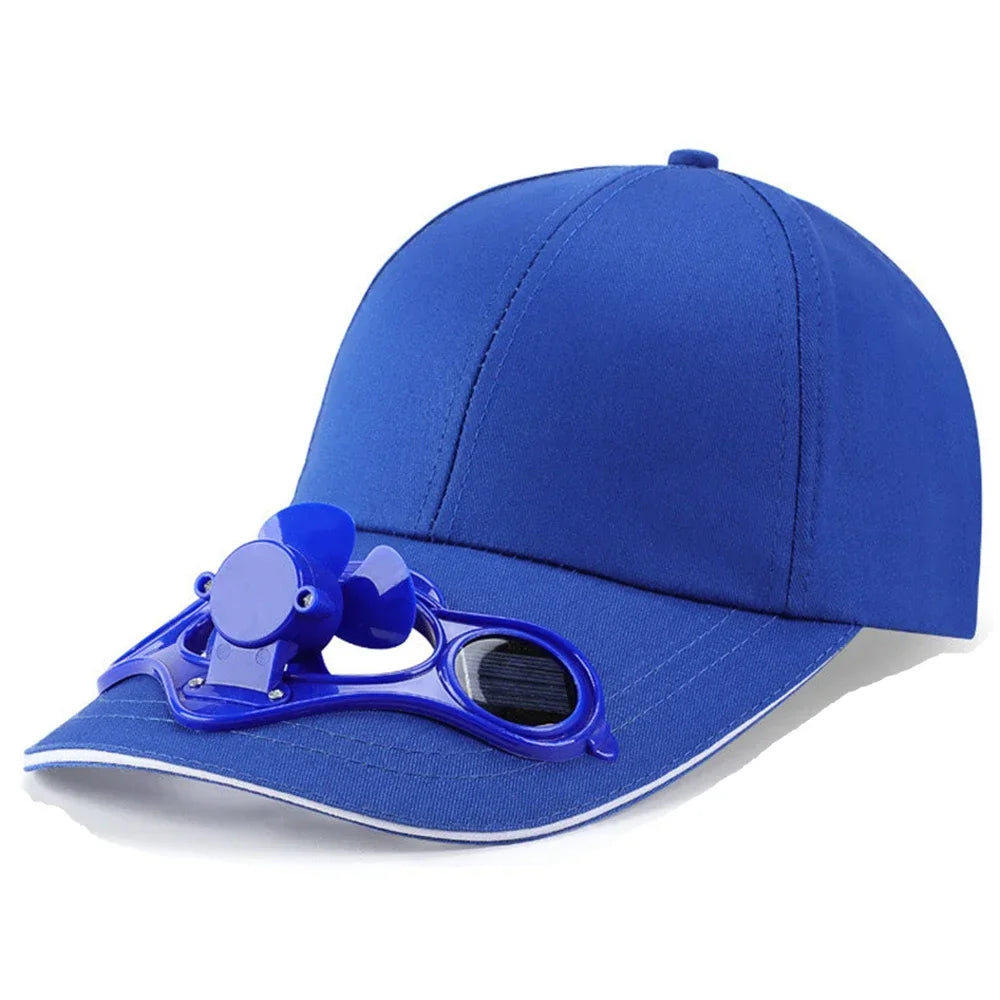 Cappellino da baseball con ventola, ventilatore rinfrescante ricaricabile via USB per l’estate, protezione solare per il golf all’aperto, cappellino con visiera regolabile a 2 velocità, cappellino da escursionismo con ventola