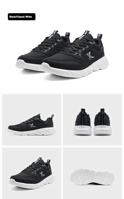 Xtep Scarpe da running da uomo estive in mesh traspirante, resistenti all’usura, sportive, leggere, casual per giovani, ammortizzate 875219110065