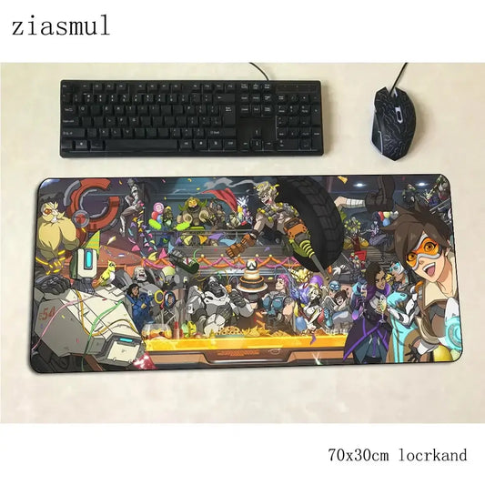 overwatch mouse pad gamer Gorgeous 70x30cm gaming mousepad pc notbook desk mat padmouse games Aestheticism gamer mats gamepad