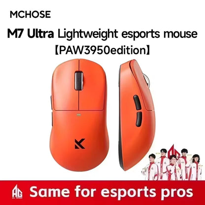 MCHOSE M7 Ultra Ergonomische gamingmuis PAW3950 Super Sensor TOPSPEED 8000Hz polling rate lichtgewicht ontwerp Realtek Master-muizen