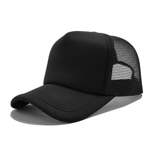 Unisex Cap Casual Plain Mesh Baseball Cap Adjustable Snapback Hats For Women Men Hip Hop Trucker Cap Streetwear Dad Hat