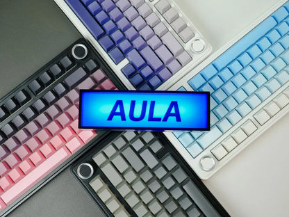 AULA F75 Pro Teclado mecánico gaming inalámbrico con montaje gasket, RGB personalizable, distribución 75% y teclas PBT con grabado lateral
