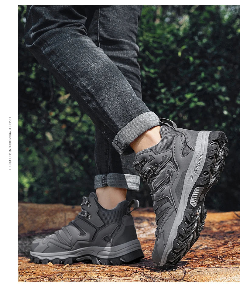 Sapatos de caminhada unissexo, sapatos desportivos para caminhadas ao ar livre, botas de campismo, sapatos impermeáveis de caminhada para senhora, sapatos de caminhada antiderrapantes