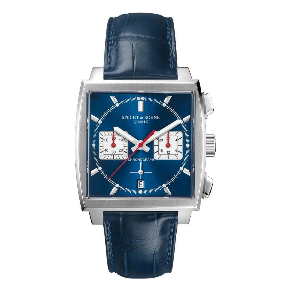 Specht & Söhne New Hot Watches Men Luxury Brand Male Japan VK64 Chronograph Trendy Sport Wristwatch Waterproof
