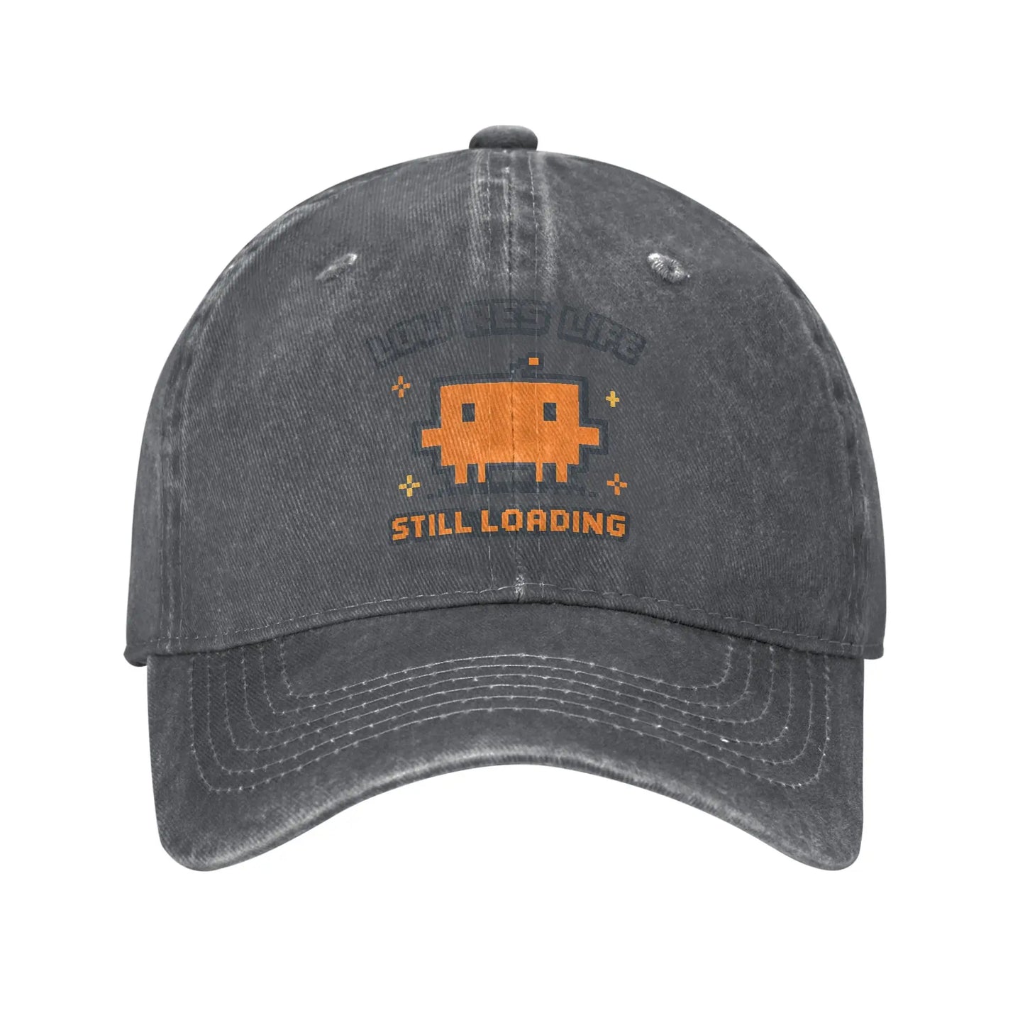 Code Developer Loading Gamer Baseball Cap Vintage Distressed Washed Funny Screen Sun Cap Outdoor Running Golf Adjustable Hat