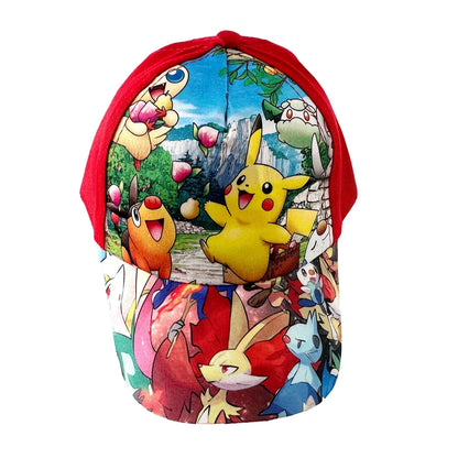 1 Pc Cartoon Baseball Cap Pokemon Action Figures Pikachu Hat Festival Party Supplies Kid Gift Toy