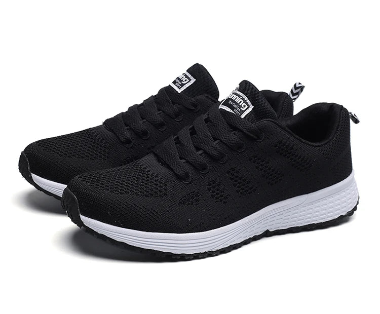 New Arrival Women Flats Footwear Shoes Woman Lace Up Flats Shoes Casual Sneakers Women's Shoes Soft Zapatos Mujer Plus Size