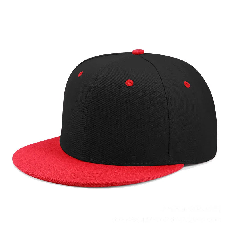 Custom Print Embroidery Logo Flat-brimmed baseball cap Unisex Outdoor Hat Hip Hop Dad Hat Gorras Hombre Street Snapback Hat