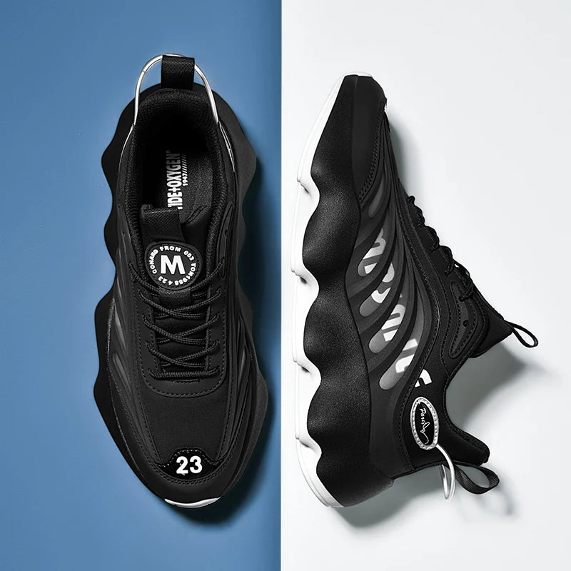 Zapatillas para hombre, calzado casual masculino, tenis de lujo, zapatillas deportivas transpirables, mocasines de moda y calzado de running para hombre