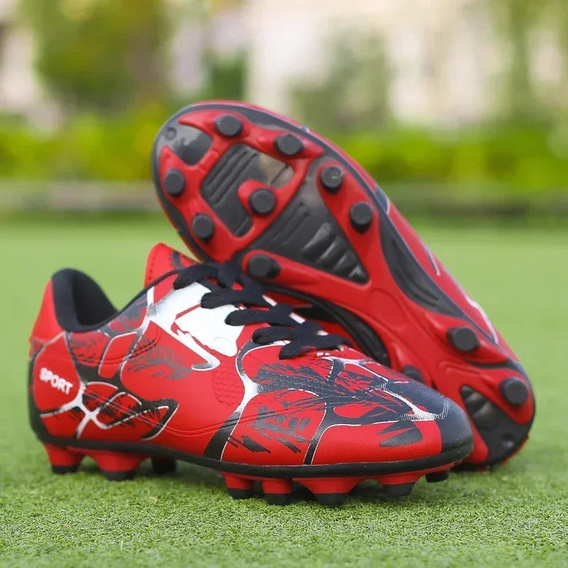 New Men Kids Soccer Shoes Cleats Ultralight Football Boots Boys Non-Slip Grass Adult Professional Training Shoes Drop Shipping