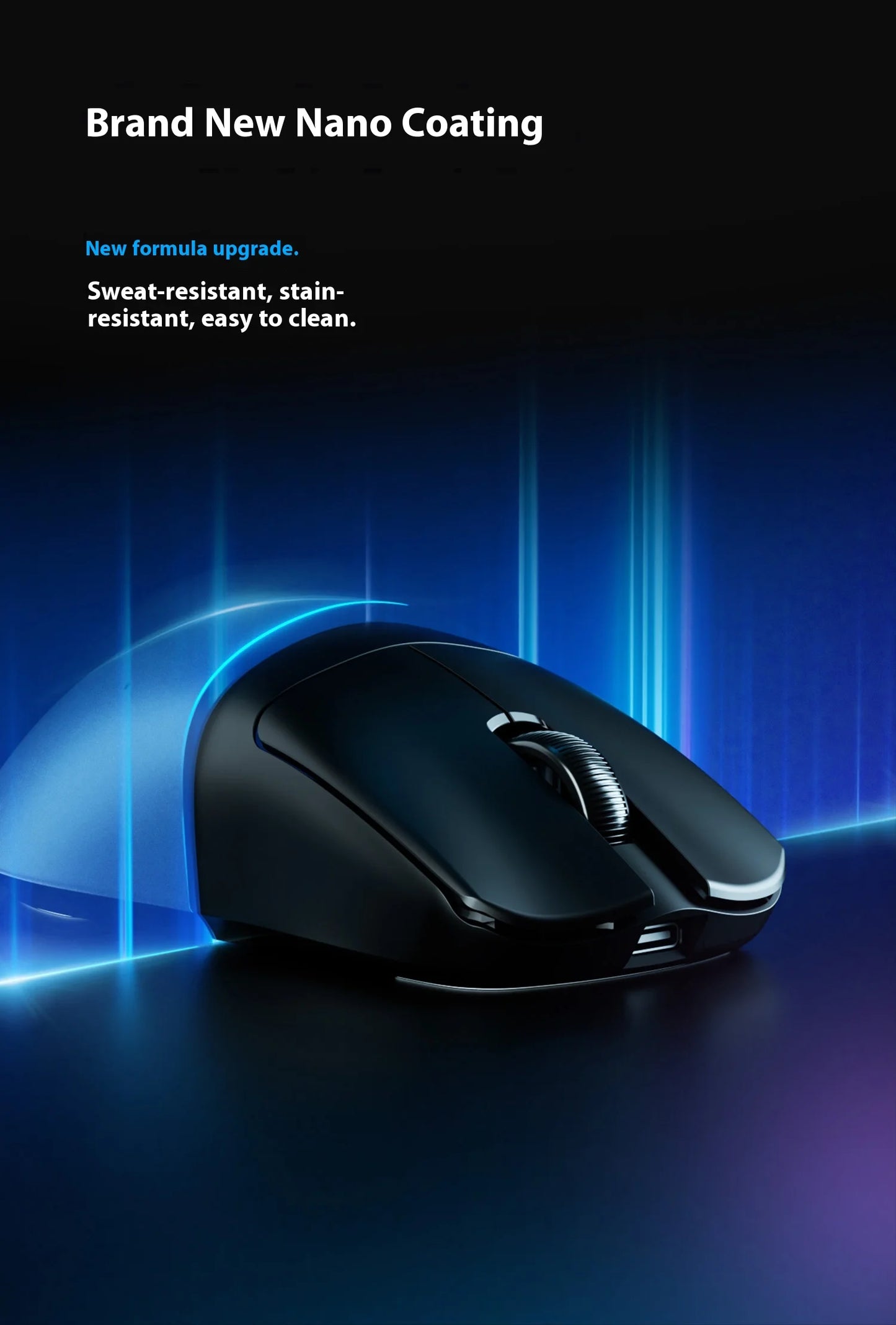 Mouse da gaming ATK F1 V2 Ultra MAX wireless tri-mode PAW3950 doppio 8k leggero ergonomico per esport, accessorio PC personalizzato