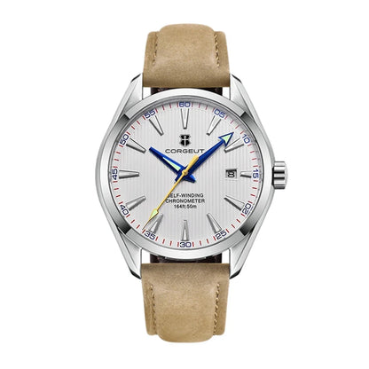Relógio masculino Corgeut 41mm Luxury NH35 Movt Man Sport Clock automático, relógio de pulso mecânico, safira, bracelete em aço, para homem
