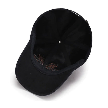 Spring and Autumn Washed Hats Mens Casual Old Baseball Caps Outdoor Embroidered Sun Hats