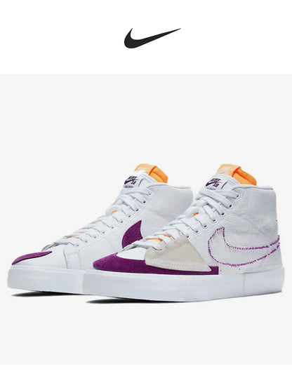 Originální pánské a dámské skateboardové boty Nike SB BLAZER ZOOM s polovou výškou DA2189-100
