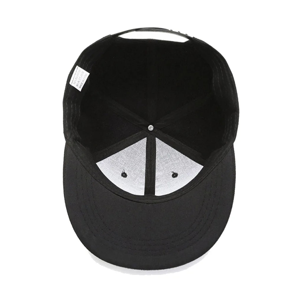 Custom Print Embroidery Logo Flat-brimmed baseball cap Unisex Outdoor Hat Hip Hop Dad Hat Gorras Hombre Street Snapback Hat