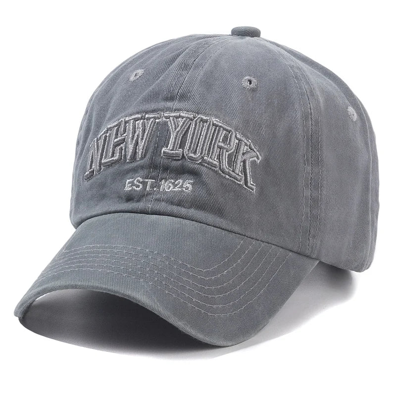 Gorra de algodón lavado York para hombre y mujer: gorras, gorras snapback, gorras de béisbol, protección solar, casquette, gorra «dad hat», gorra para actividades al aire libre