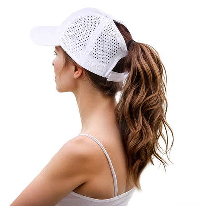 Women Ponytail Hats Summer Quick-dry Baseball Cap forTeenager Girls Sun Hats Casual Sports Mesh Woman Summer Hat Outdoor Travel
