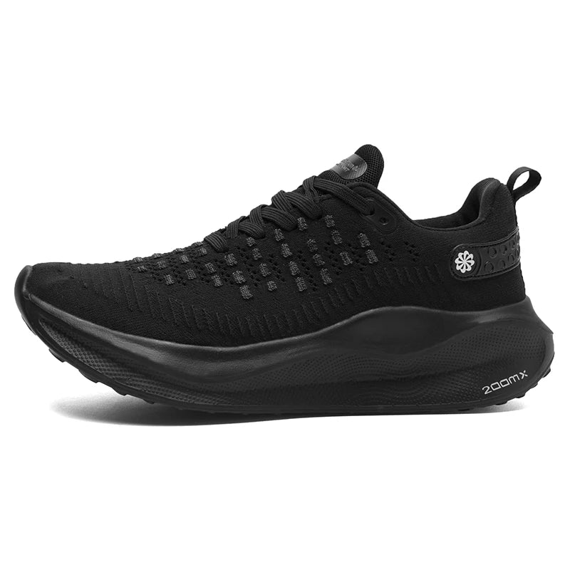 Men's Cushioned Running Shoes EVA Midsole for Shock Absorption Lightweight & Breathable Mesh Sports Sneakers for Gym and Walking