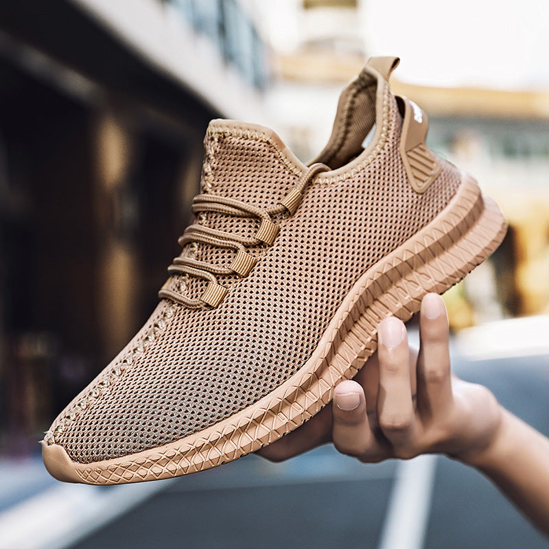 Breathable Men's Running Shoes Fashion Platform Men Casual Shoes Lightweight Women Vulcanized Shoes Flexible Anti-slip Sneakers