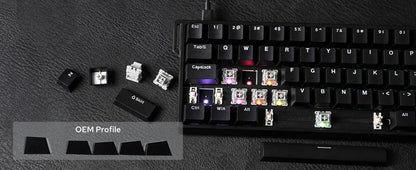 Teclado mecânico com fios AULA WIN60 HE/WIN60 HE MAX 60%, estrutura Tray-Mount, Hot-Swap e interruptores magnéticos de efeito Hall