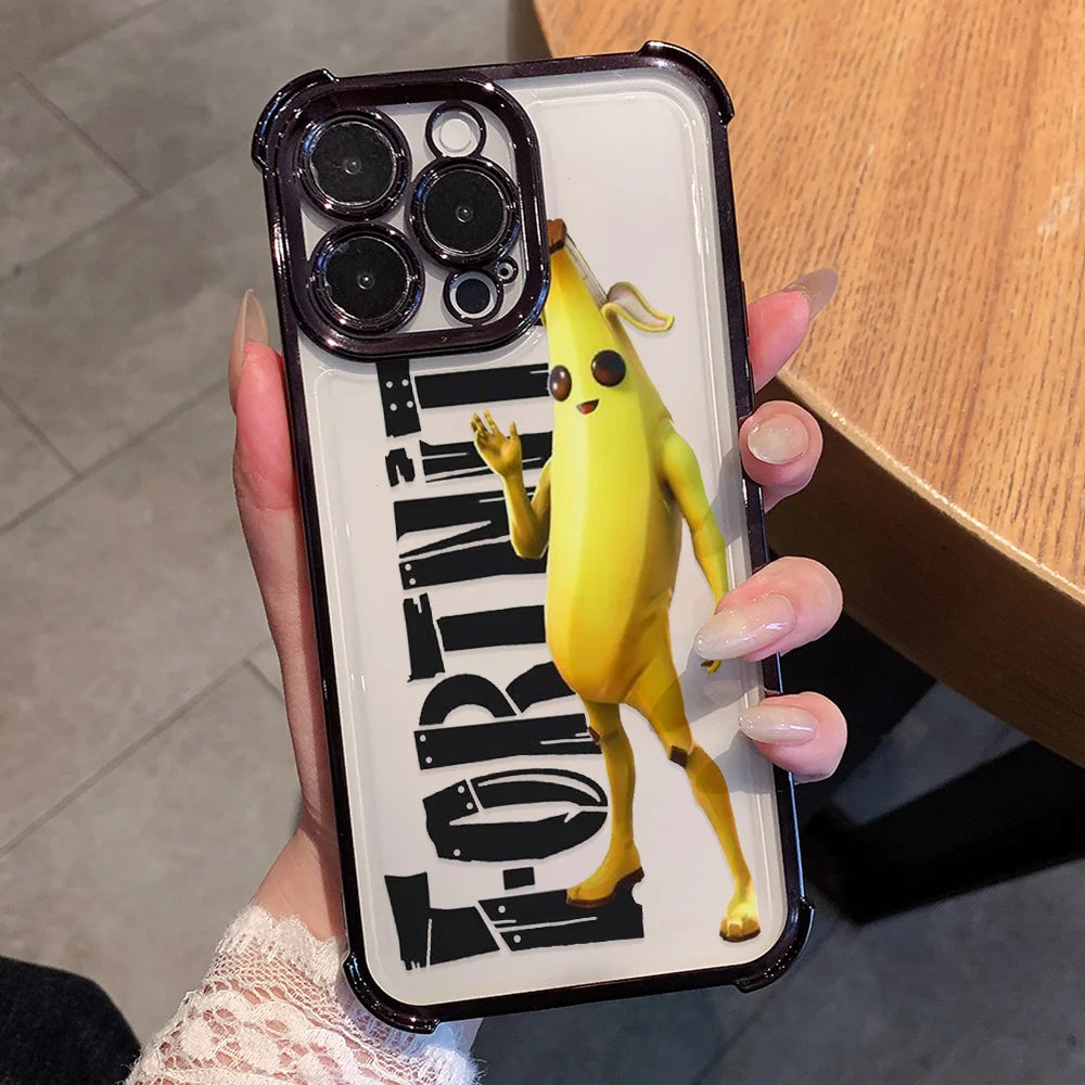 Anime Fortnite zaštitna maska za telefon za Xiaomi Redmi A7 15 A3 15C 14C K50 A1 Note 15 14 13 12 12s Pro Plus 4G 5G, otporna na padove
