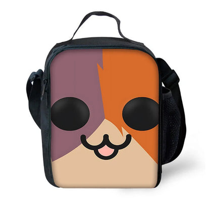 Neue FortniteS Kinder-Isoliertasche mit großem Fassungsvermögen für Jungen und Mädchen, wiederverwendbare Thermo-Kühltasche für Schule, Outdoor-Picknick und Lunchbox