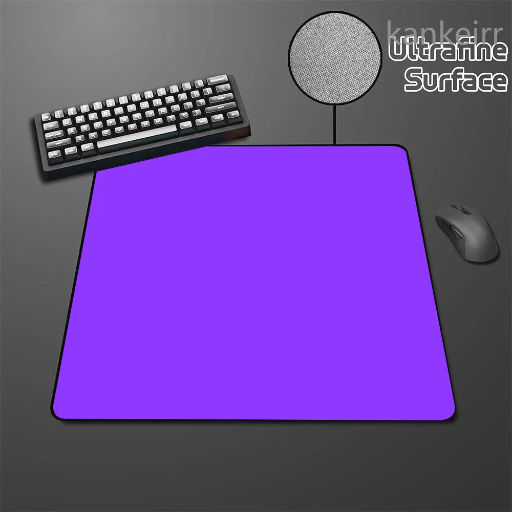 Schwarzes Speed-Mousepad, einfarbig, hochelastisch, rutschfeste Unterseite, Gaming-Mausmatte, Premium-E-Sports-Mousepad, ultrafeine Oberfläche, Deskmat