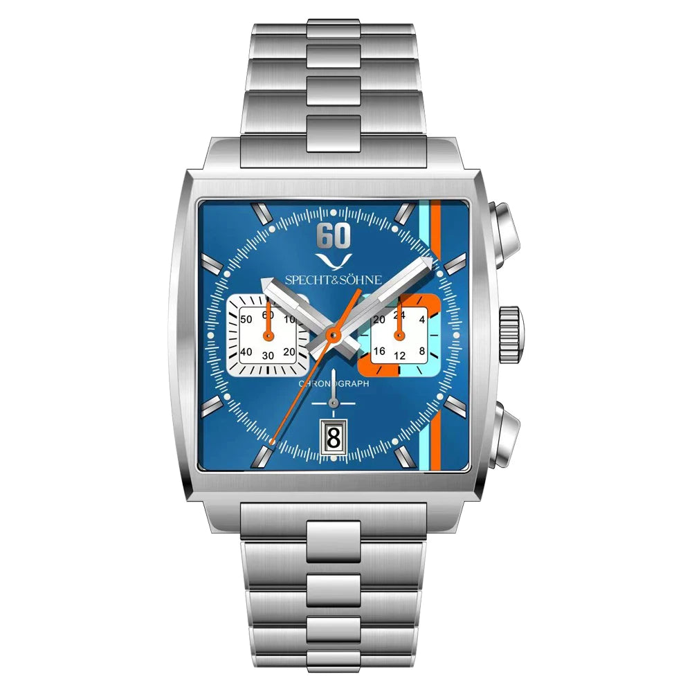 Specht&Sohne 2025 New Men's Watches Quartz Sport Watch Stainless Steel Leather Strap Japan Miyota VK63 Chronograph Reloj Hombre