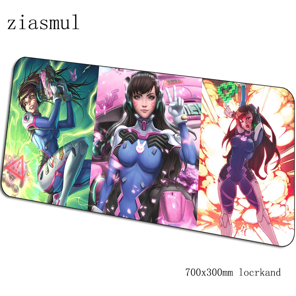 DVA Gamer-Mauspad 70x30cm XL Gaming-Mauspad PC-Notebook-Schreibtischmatte, süßes Padmouse für Spiele, Weihnachtsgeschenke für Gamer, Gamer-Matten, Gamepad