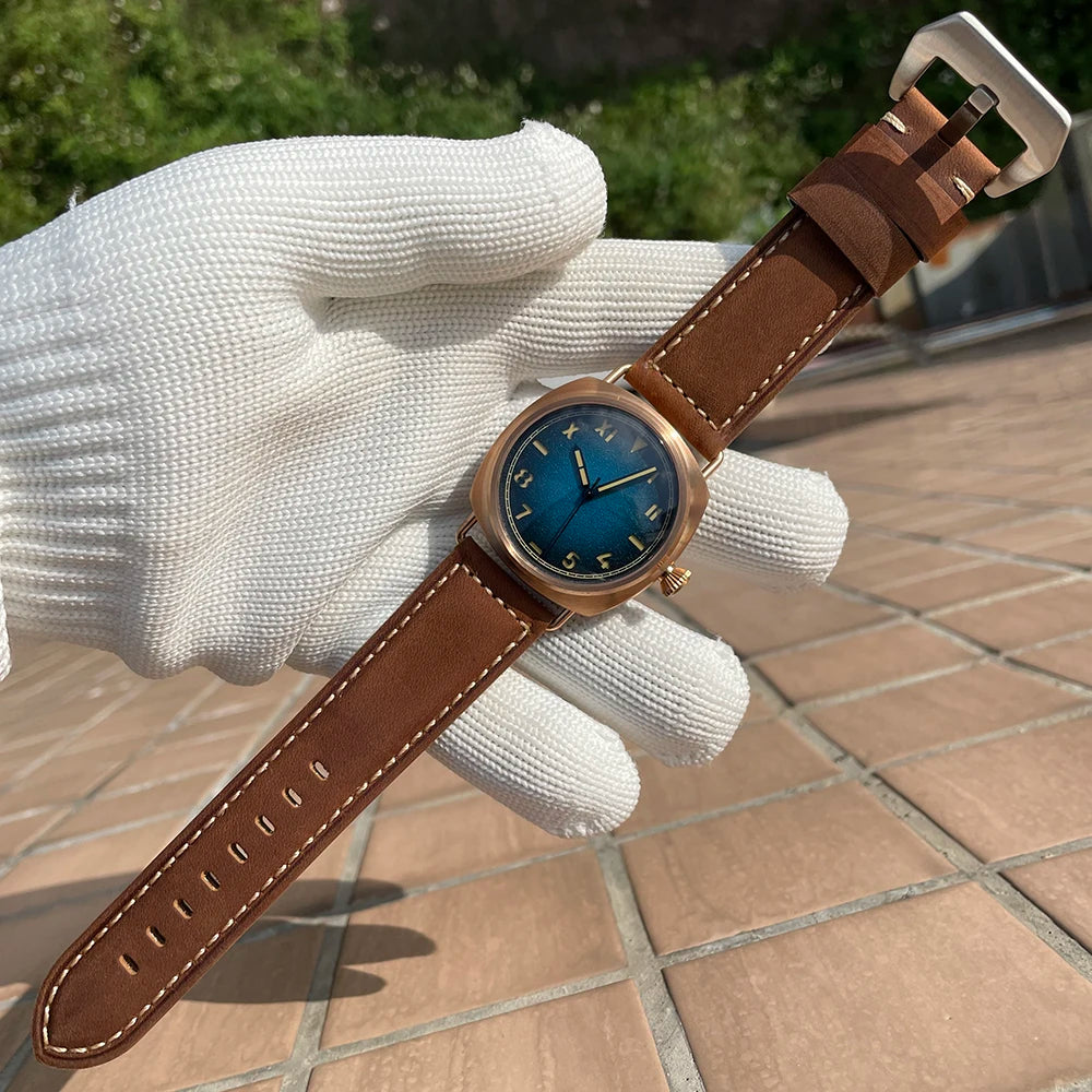 STEELFLIER Official SF760S Luxury Bronze Mechanical Watch NH35 Movement Sapphire Crystal Swiss Luminous 20Bar Waterproof Wristwatch