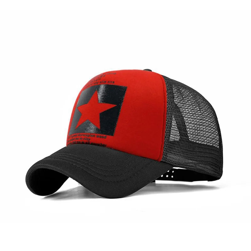 Fashion Summer Baseball Cap Snapback Mesh Trucker Hats Hip Hop Caps Cool Men Caps Female Outdoor Casual Sun Hat High Quality