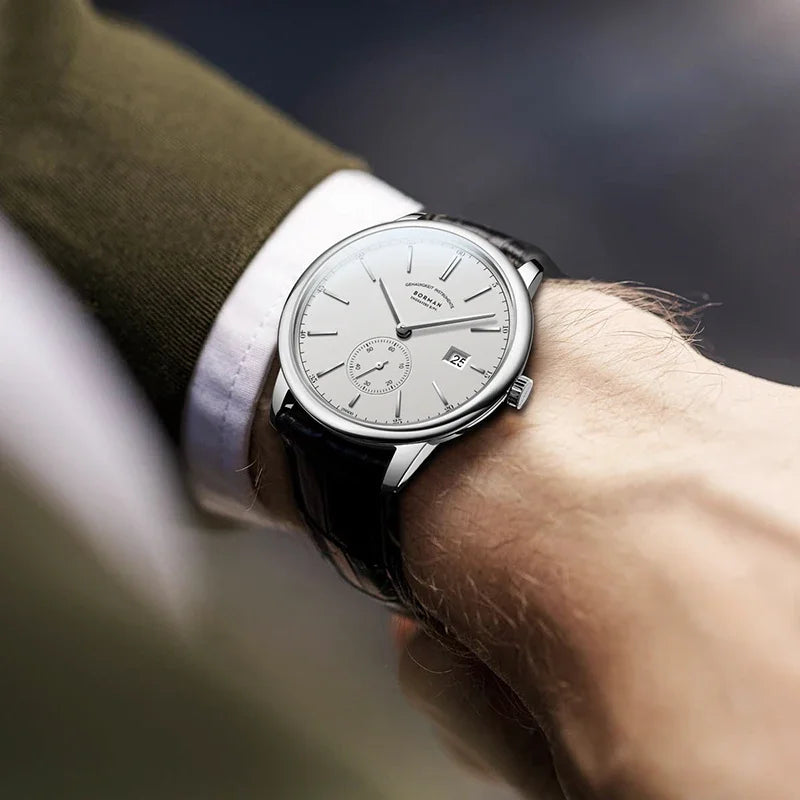 BORMAN BM3817 TOP Watch New 42 Luxury Men's Automatic Mechanical Watches Sapphire Ultra-thin 50M Waterproof Sub Dial Clocks