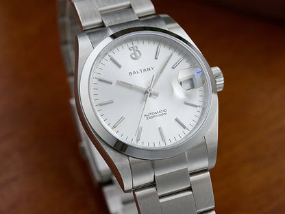 Baltany Men Automatic Watch 36MM Mechaical Wristwatch Bubble Sapphire 10ATM Waterproof C3 Luminous NH35