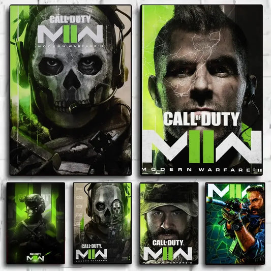 „Call of D-DUTY“ žaidimo plakato lipdukai, paveikslas, lipni sieninė dekoracija, HD sienų lipdukai miegamajam, svetainei, namų dekorui, dovana