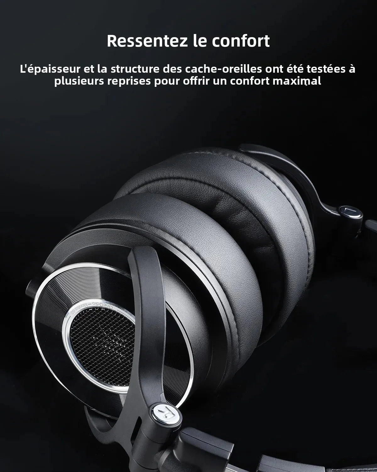 Oneodio Monitor 60 Wired HiFi Headphones Professional Studio DJ Headphones Stereo Over Ear Headset With Hi-Res Audio Microphone