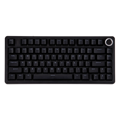 Teclado mecânico EPOMAKER x AULA F75 com fio, 75%, layout ANSI US, gasket, hot-swap, para Mac/WIN/Android, com botão rotativo