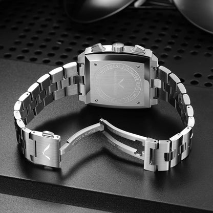 Specht & Söhne New Hot Watches Men Luxury Brand Male Japan VK64 Chronograph Trendy Sport Wristwatch Waterproof